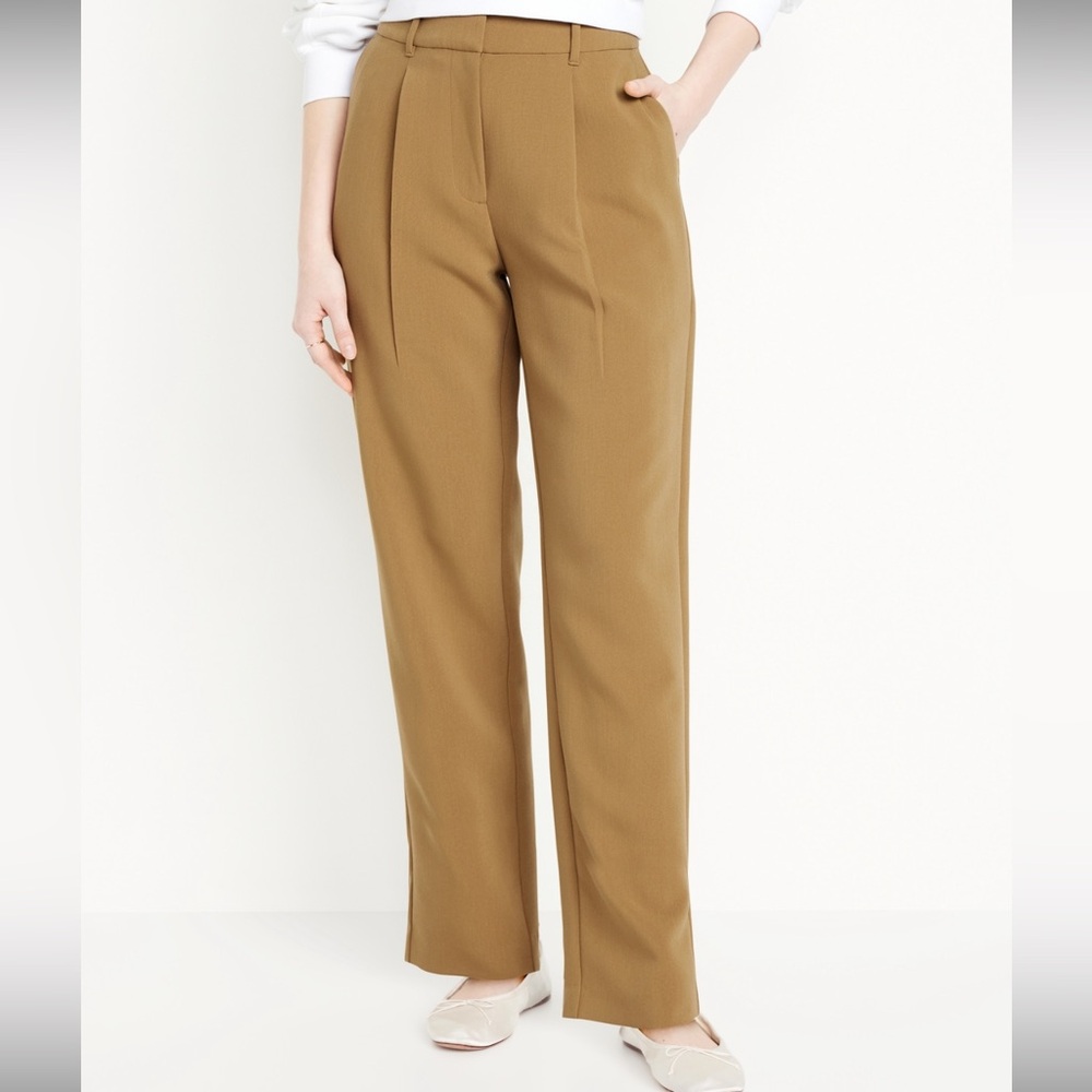 Extra high wasted trouser straight pants